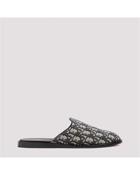 dior homme dior oblique jacquard slippers|Men's Designer Sandals & Slippers .